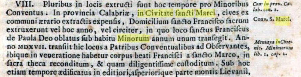 Estratto Annales Minorum